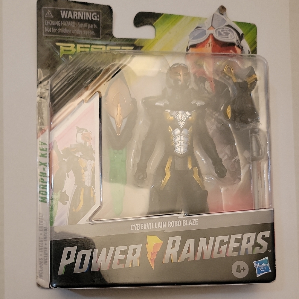 New Hasbro Power Rangers Cybervillain Robo Blaze Figure Set